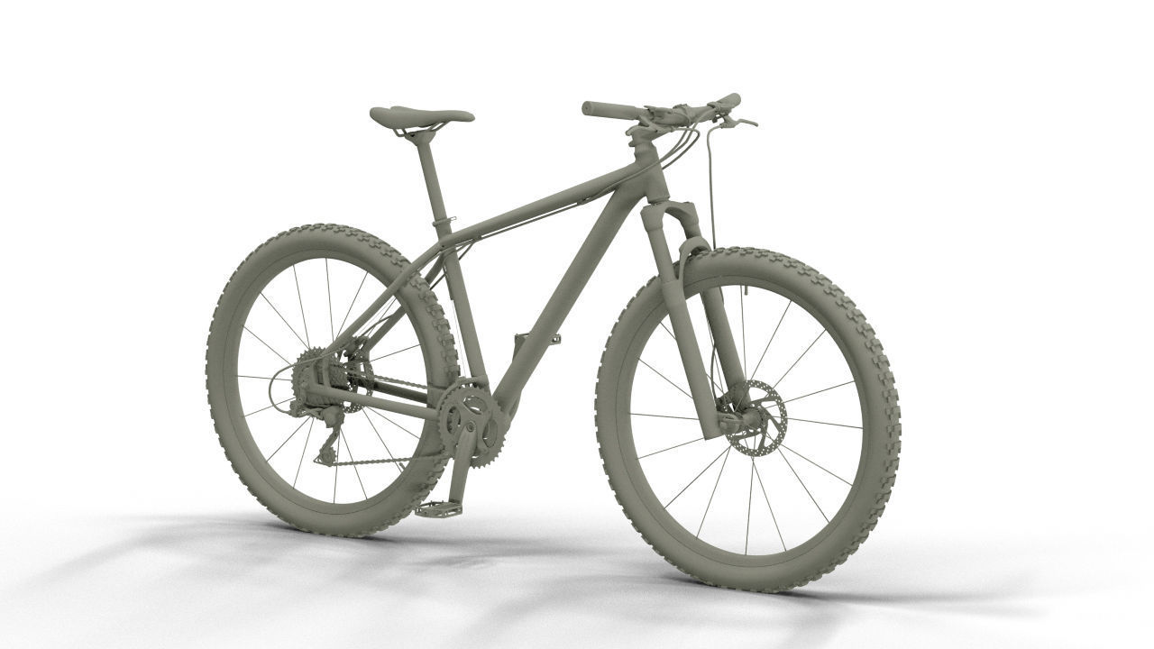 MTB Cube bike 3D model_2
