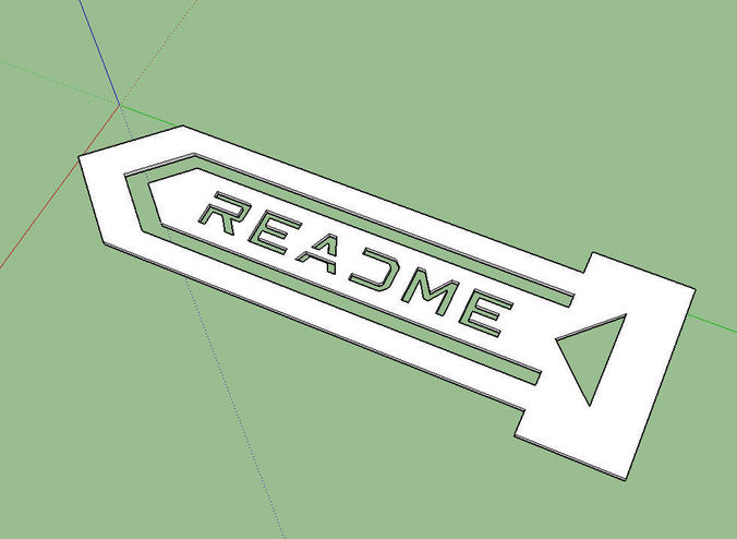 Bookmark Fablessy 3D print model