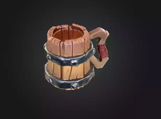 Wooden Tankard