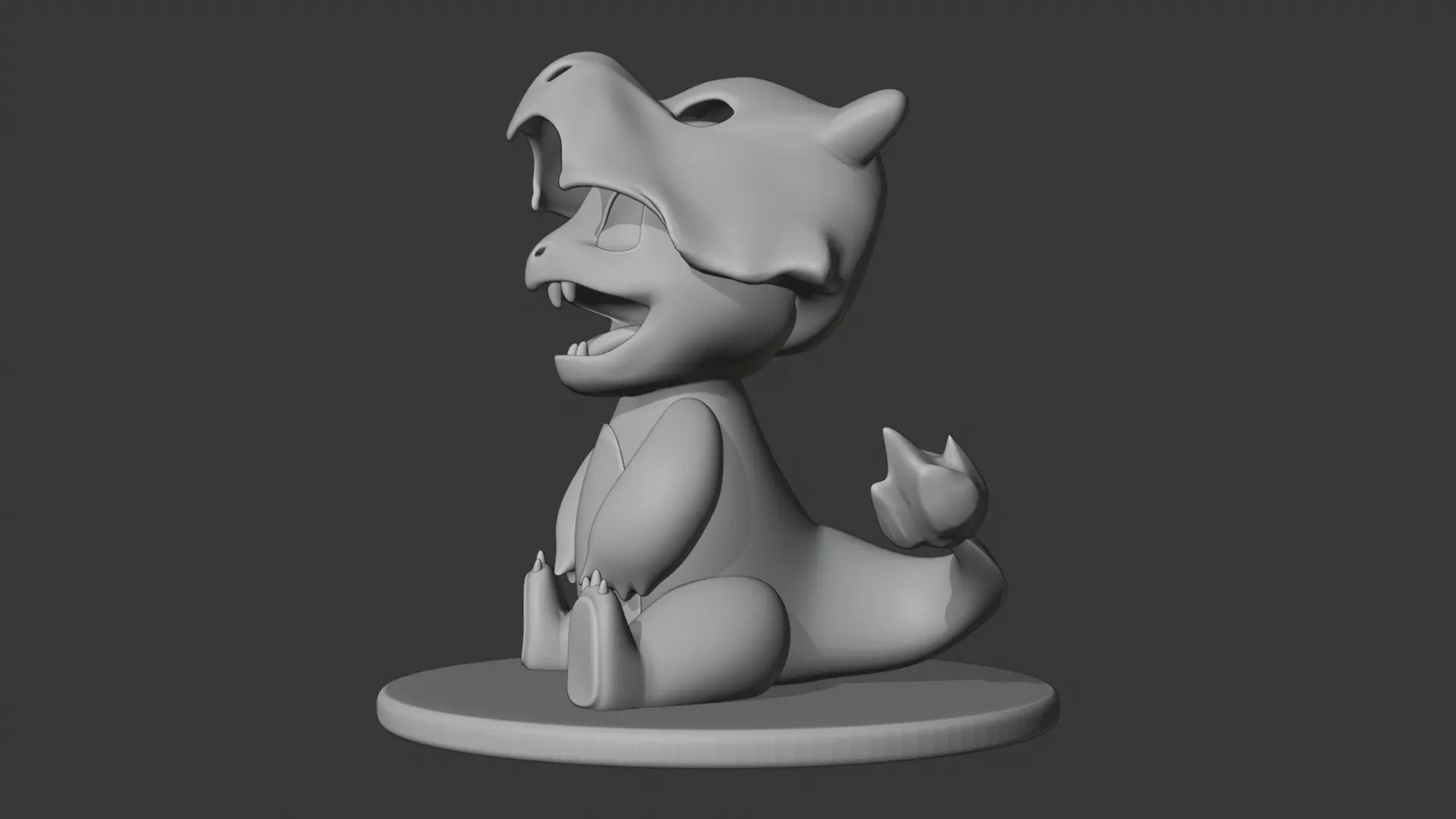 Baby Charmander -  Model Ready for Printing 3D print model_5