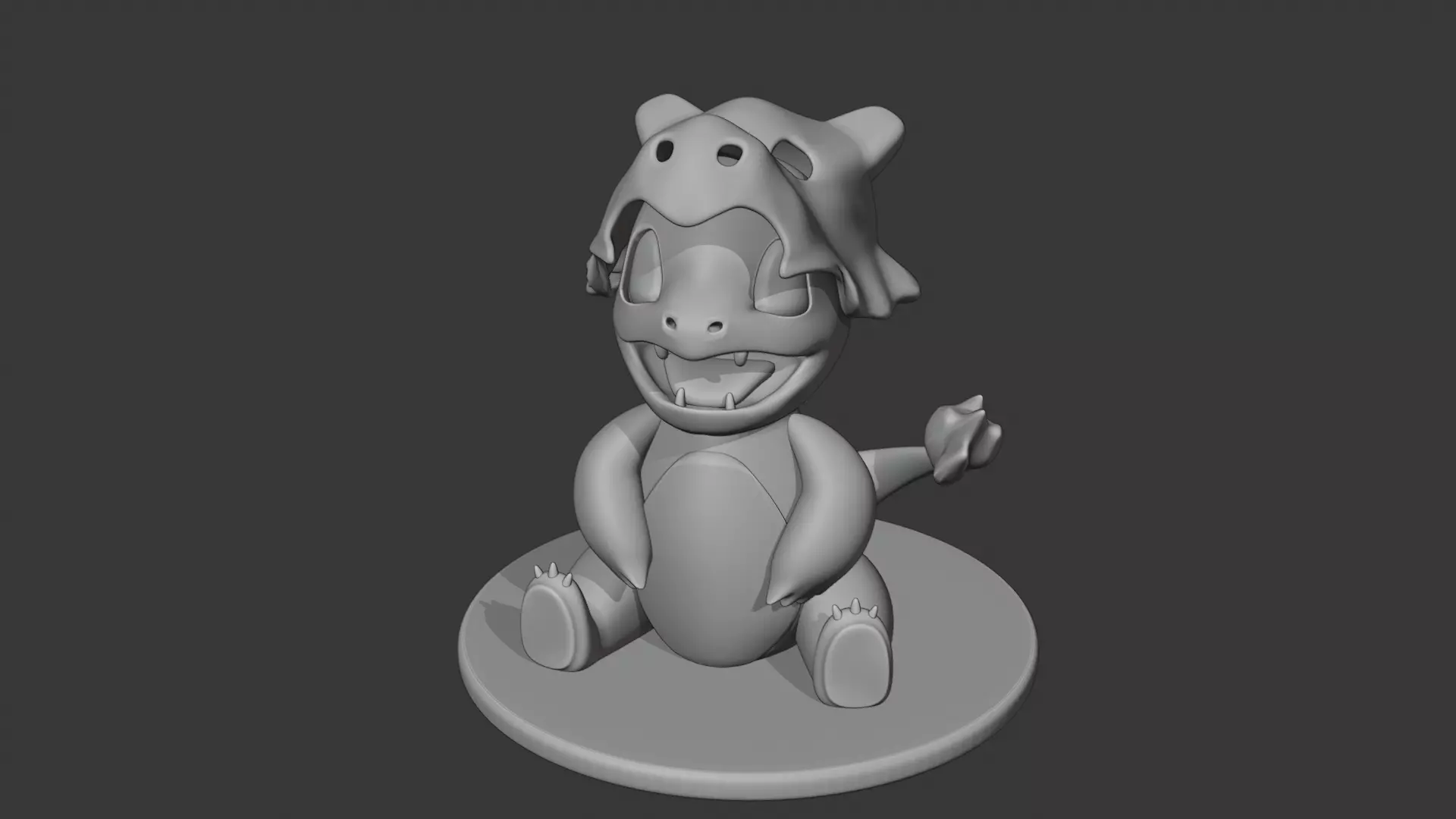 Baby Charmander -  Model Ready for Printing 3D print model_1