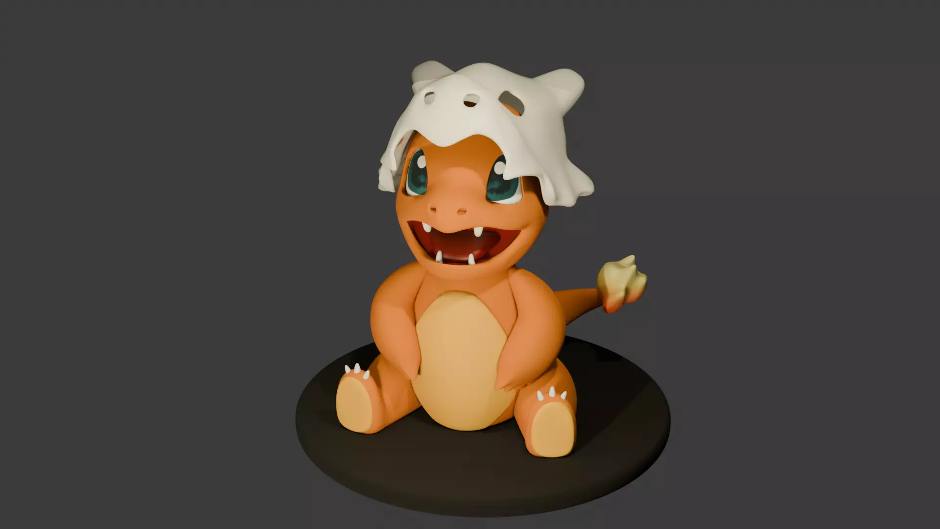 Baby Charmander -  Model Ready for Printing 3D print model_0