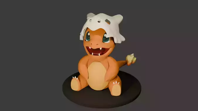 Baby Charmander -  Model Ready for Printing 3D print model