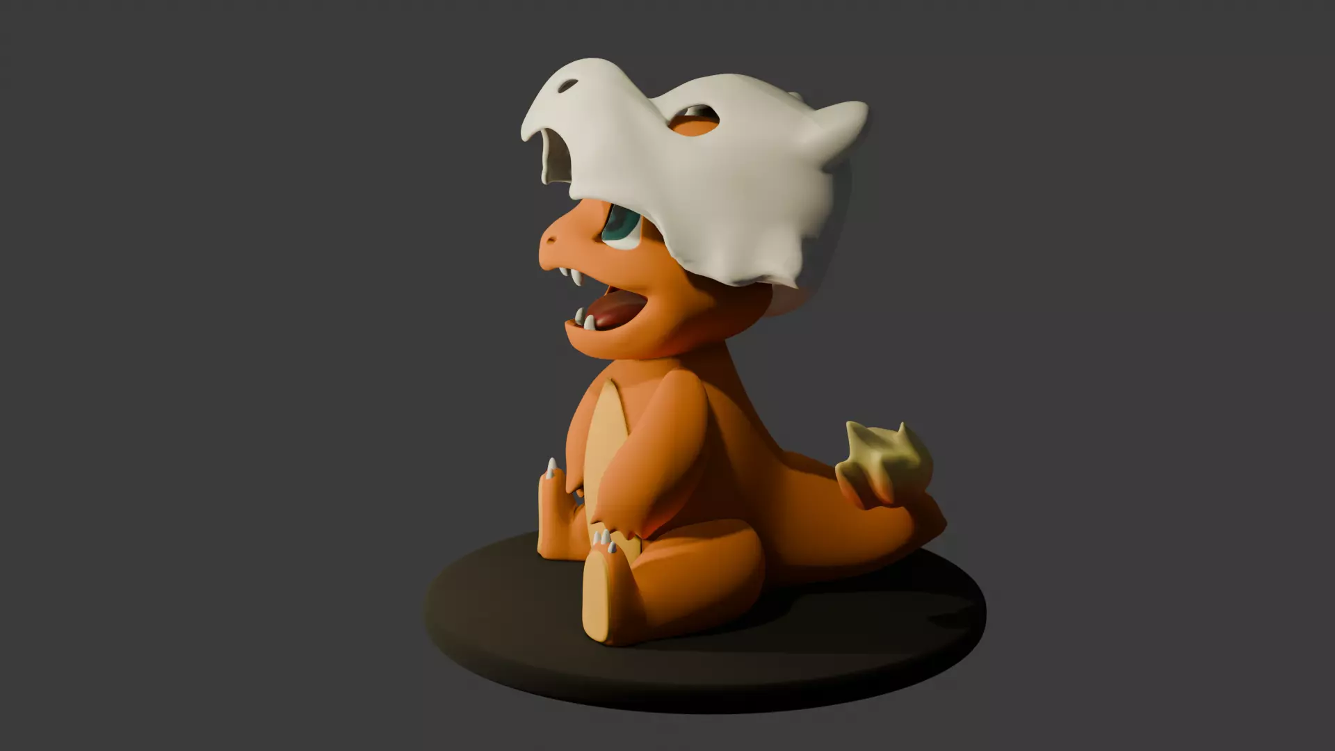 Baby Charmander -  Model Ready for Printing 3D print model_2