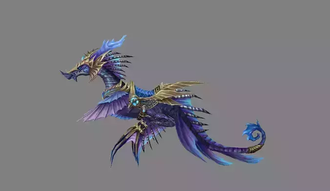 Mount - Others Type 19 Low-poly 3D model