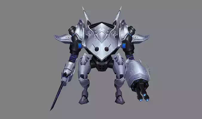 Mount - Others Type 10 Low-poly 3D model