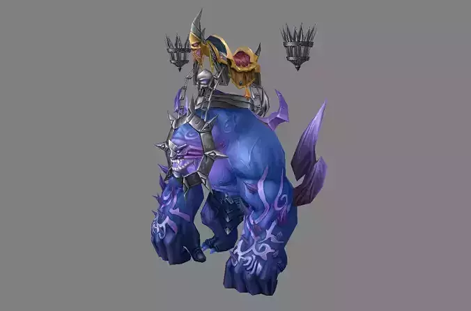 Mount - Others Type 02 Low-poly 3D model