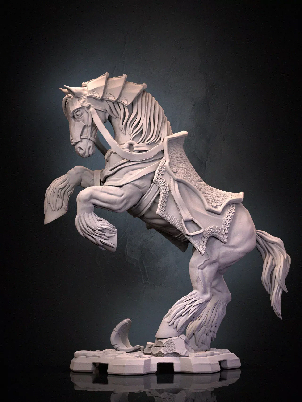 Braford Unmounted 3D print model_27