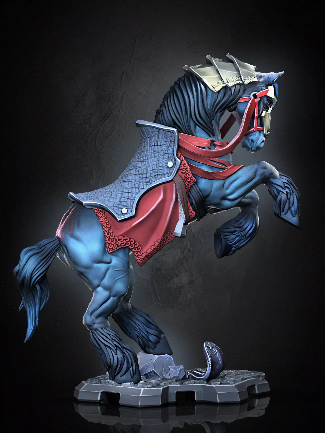 Braford Unmounted 3D print model_20