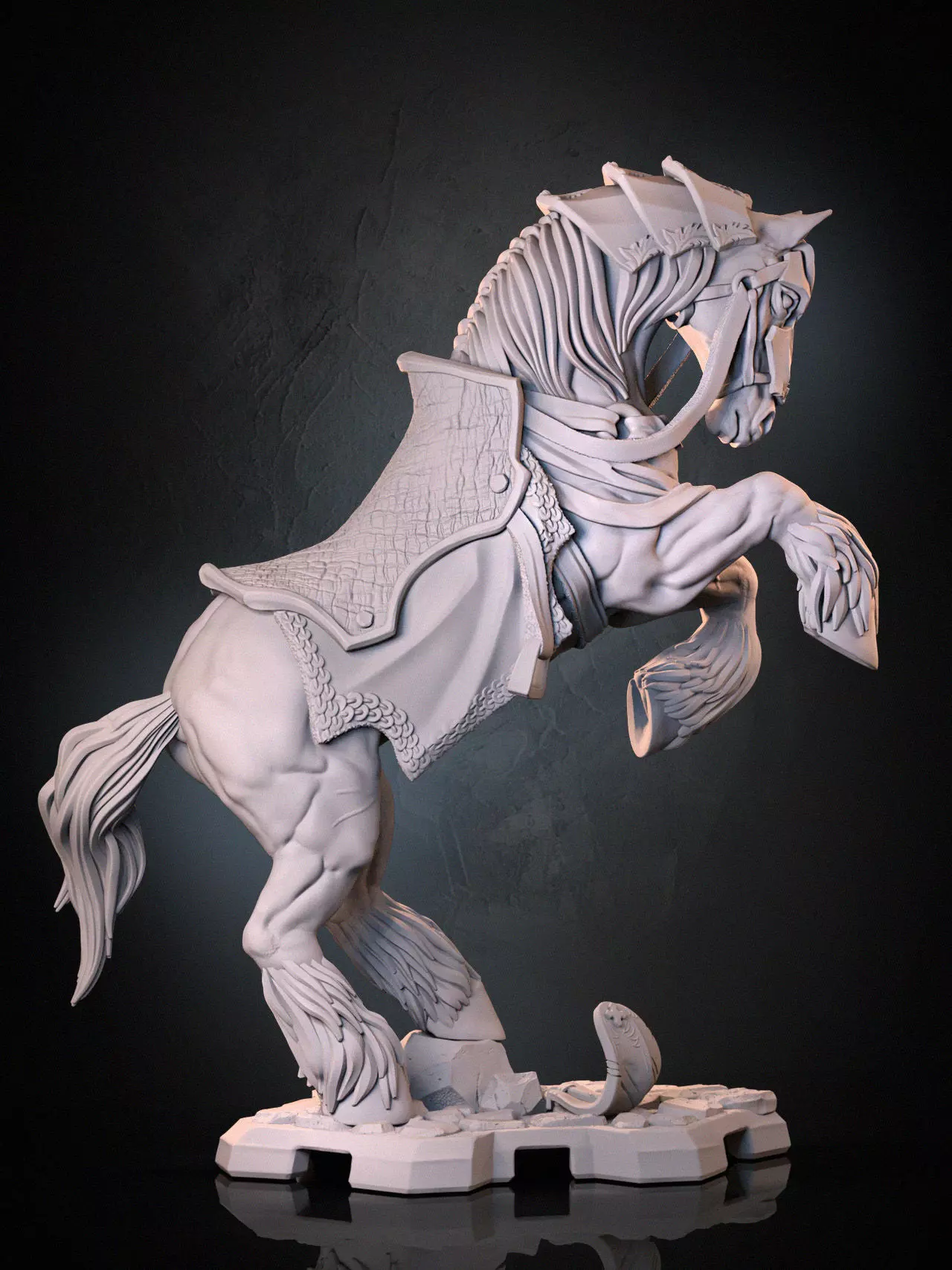 Braford Unmounted 3D print model_28