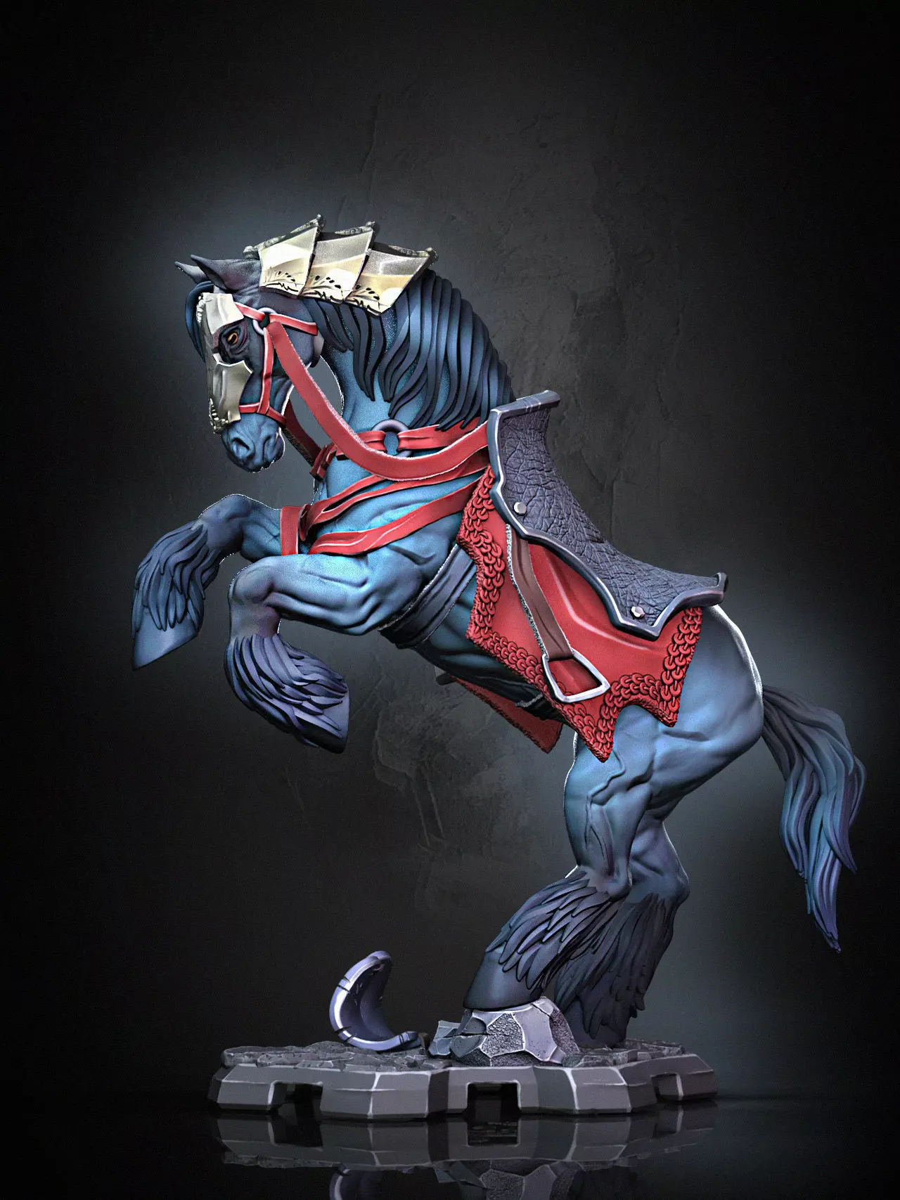 Braford Unmounted 3D print model_19