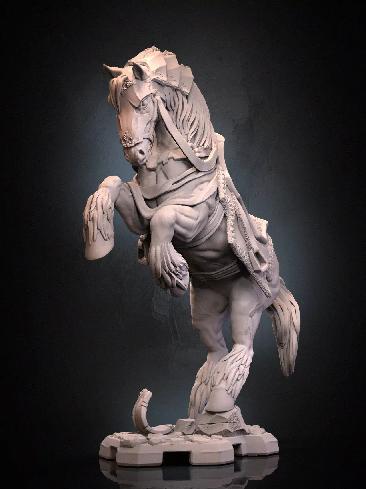 Braford Unmounted 3D print model_26