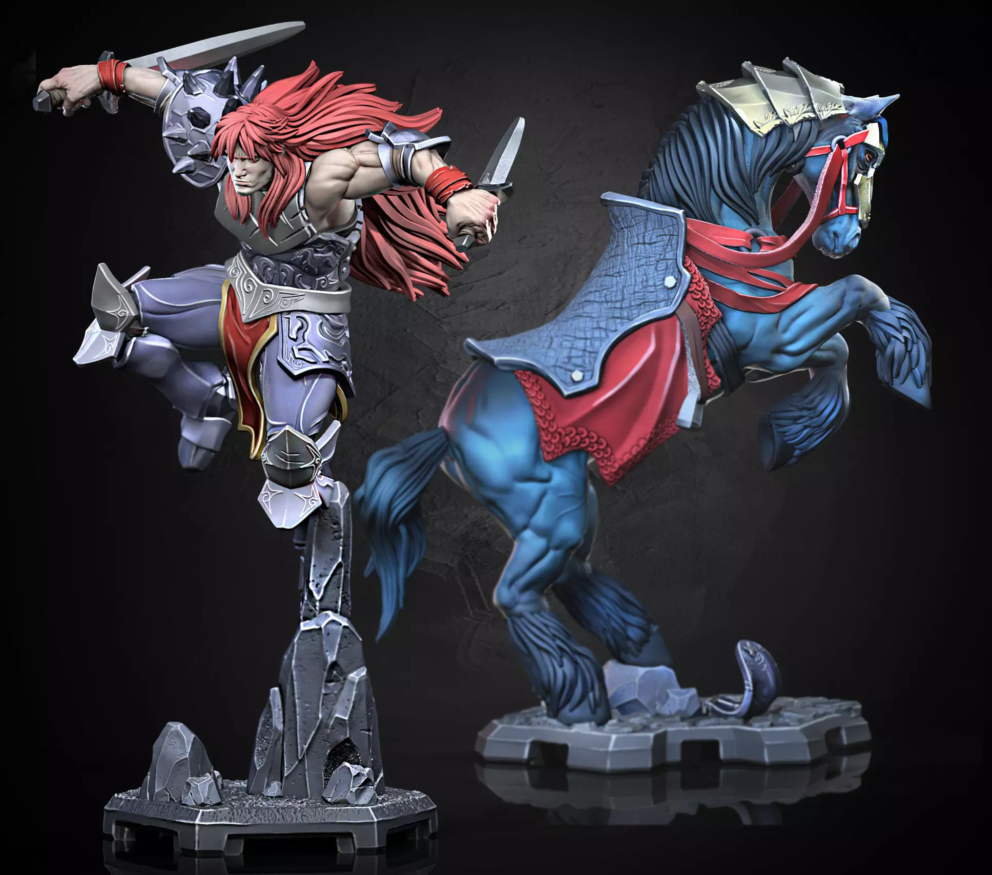 Braford Unmounted 3D print model_2