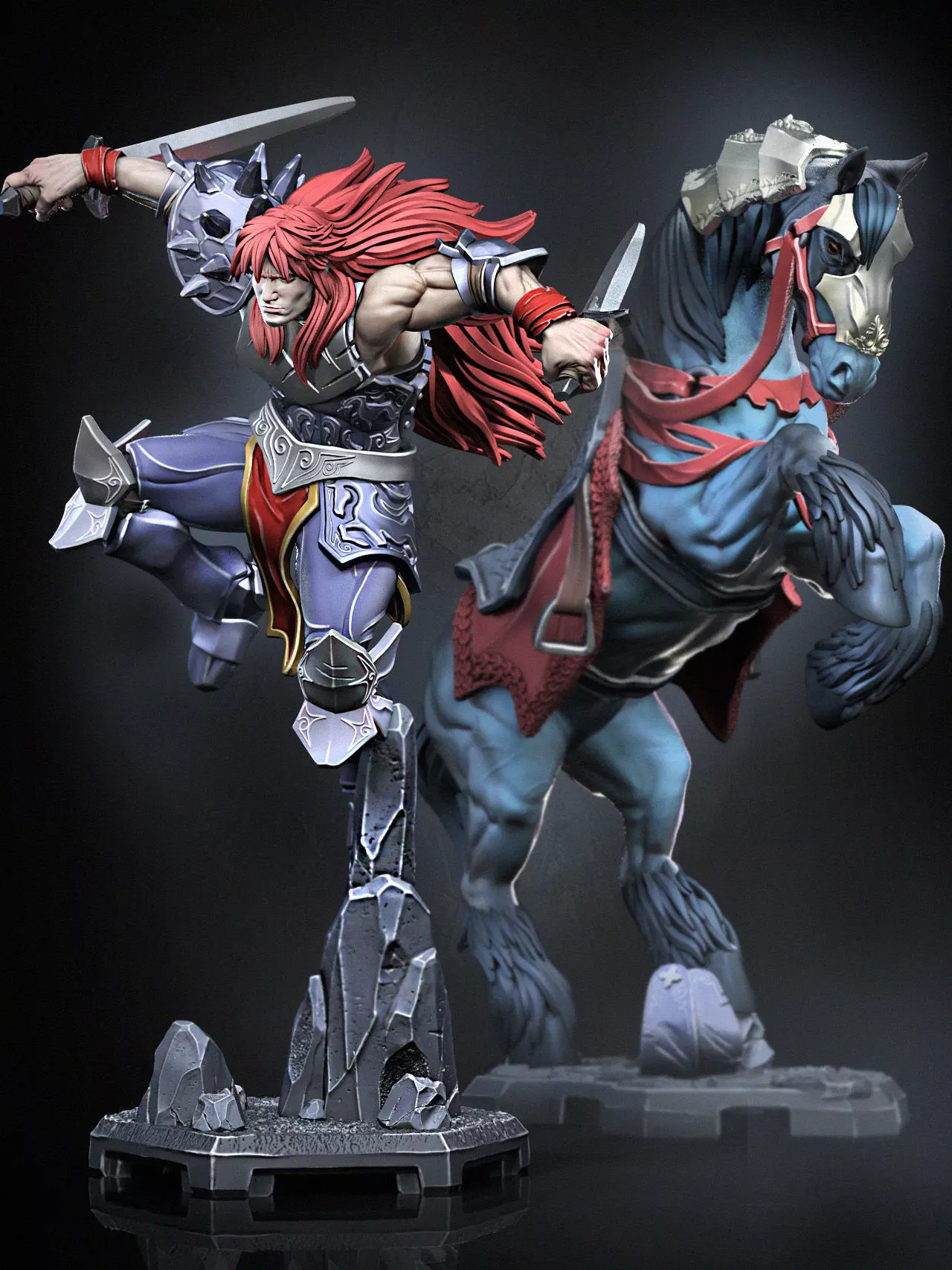 Braford Unmounted 3D print model_22