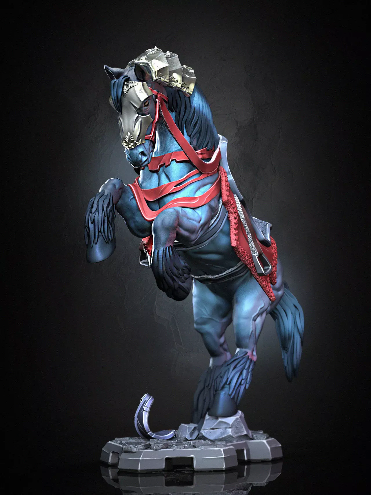 Braford Unmounted 3D print model_18