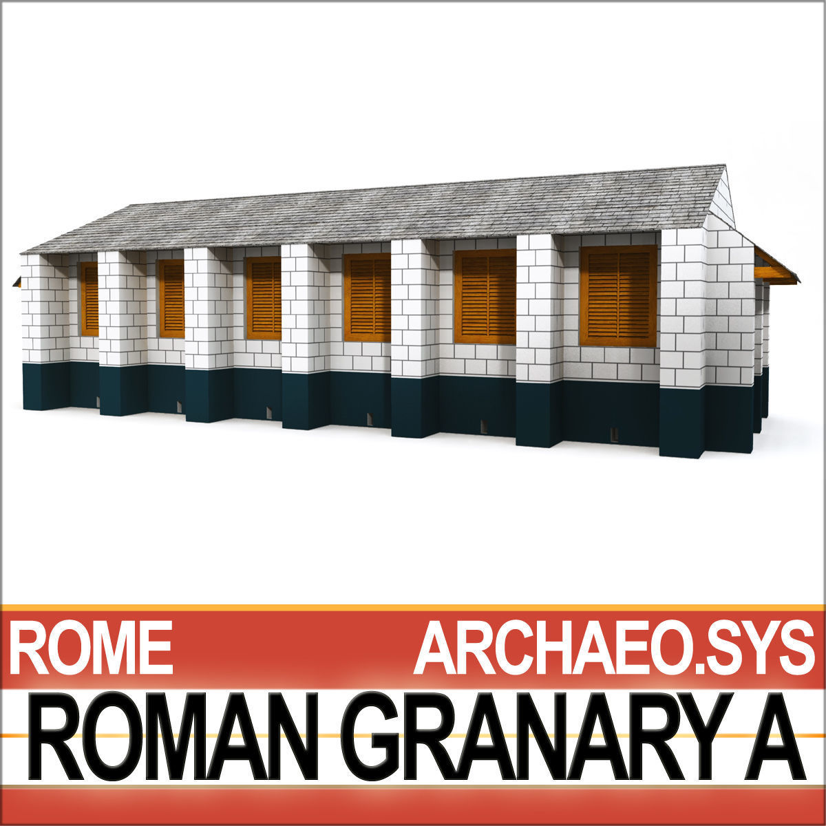 Roman Granary A 3D model_1
