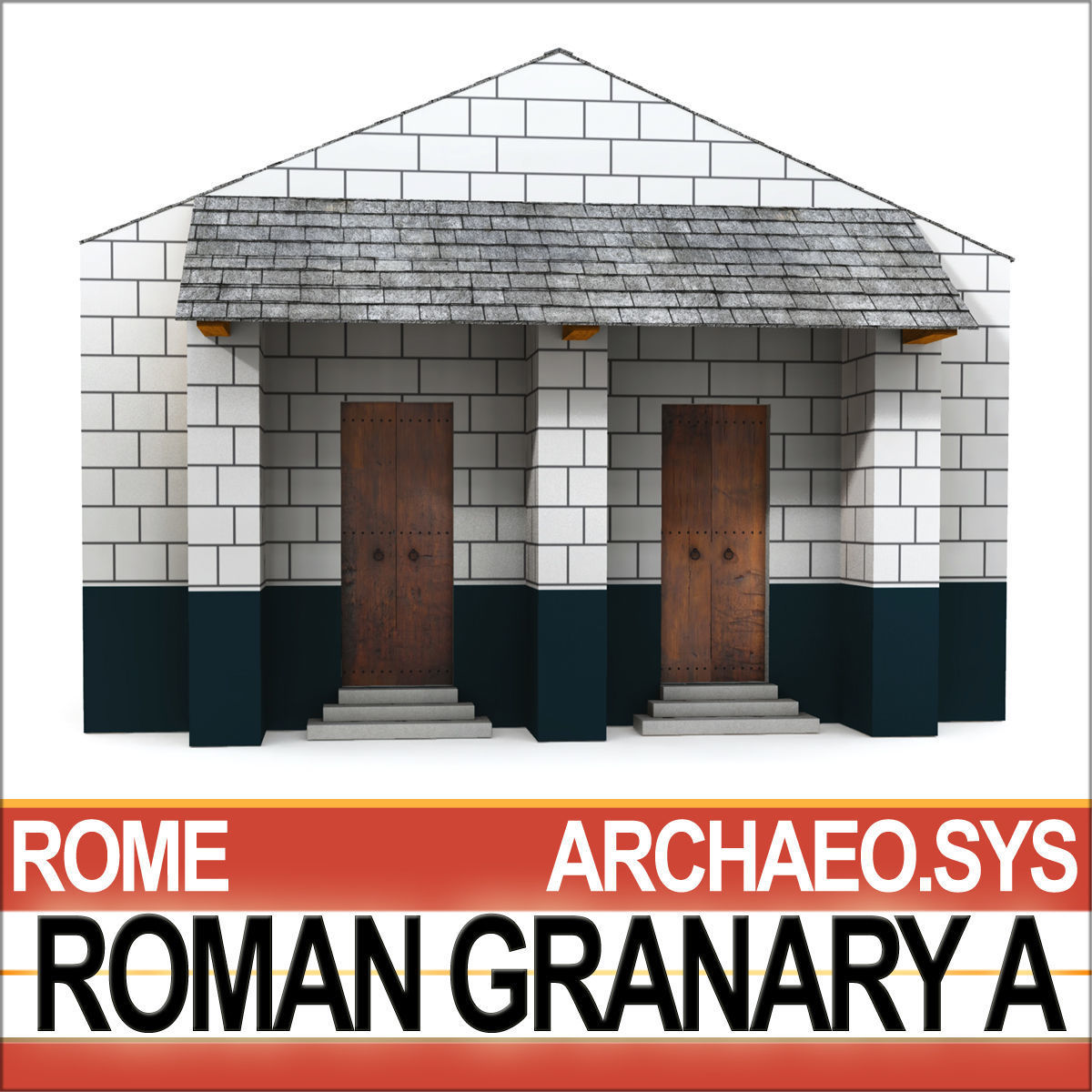 Roman Granary A 3D model_3