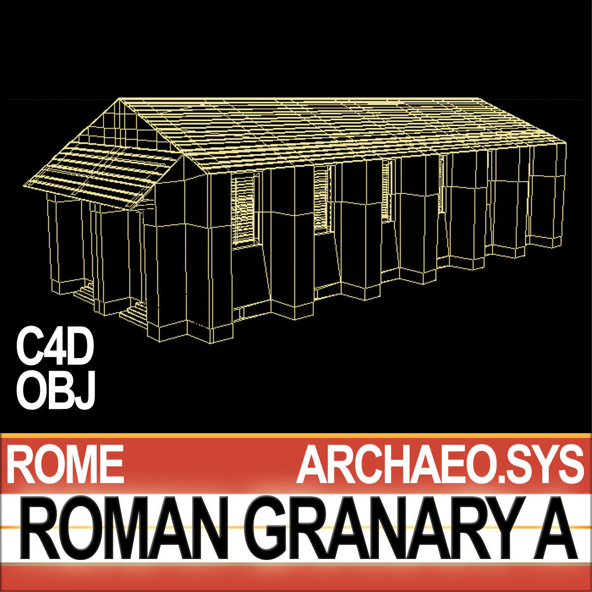 Roman Granary A 3D model_5