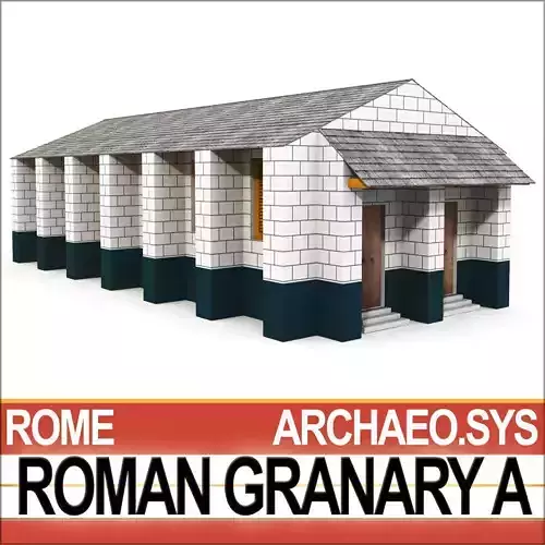Roman Granary A 3D model