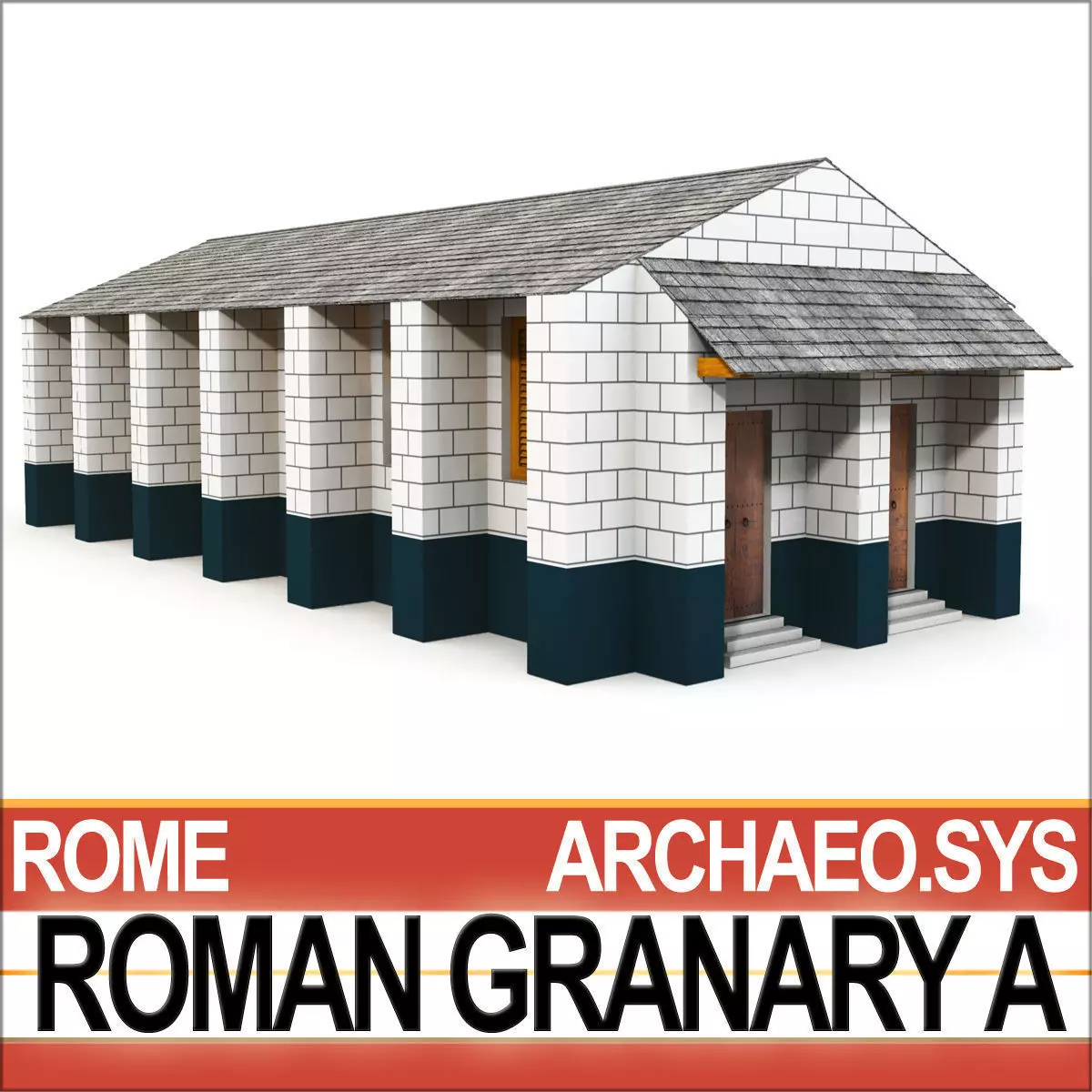 Roman Granary A 3D model_0