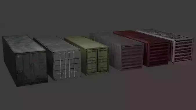 Container Pack HighQuality Optimized Industrial Assets