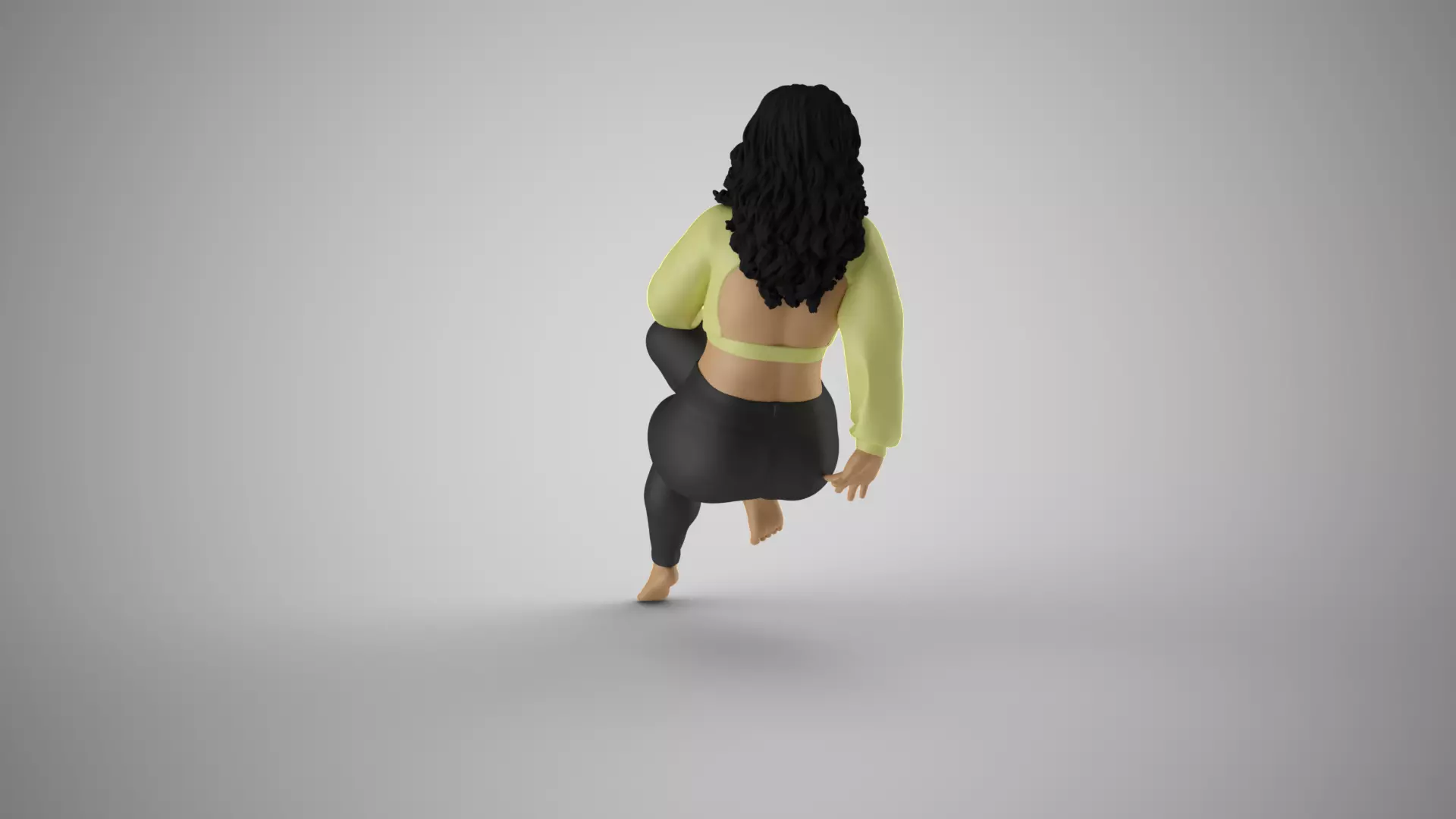 Serene Female 3D print model_6