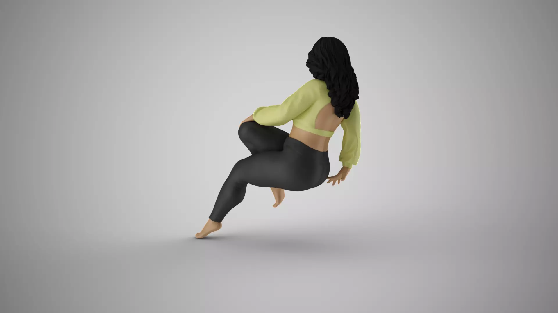 Serene Female 3D print model_7