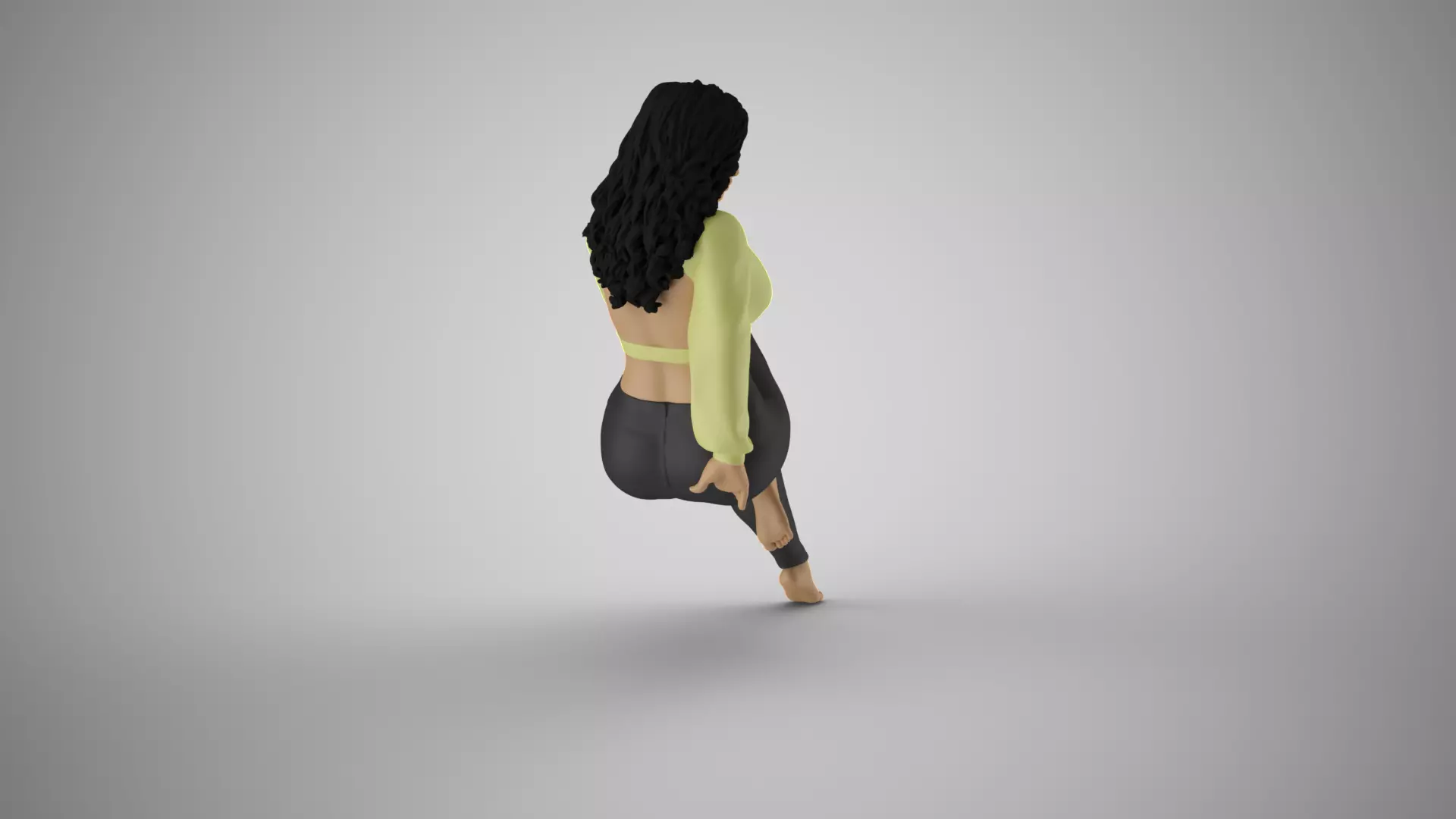 Serene Female 3D print model_5