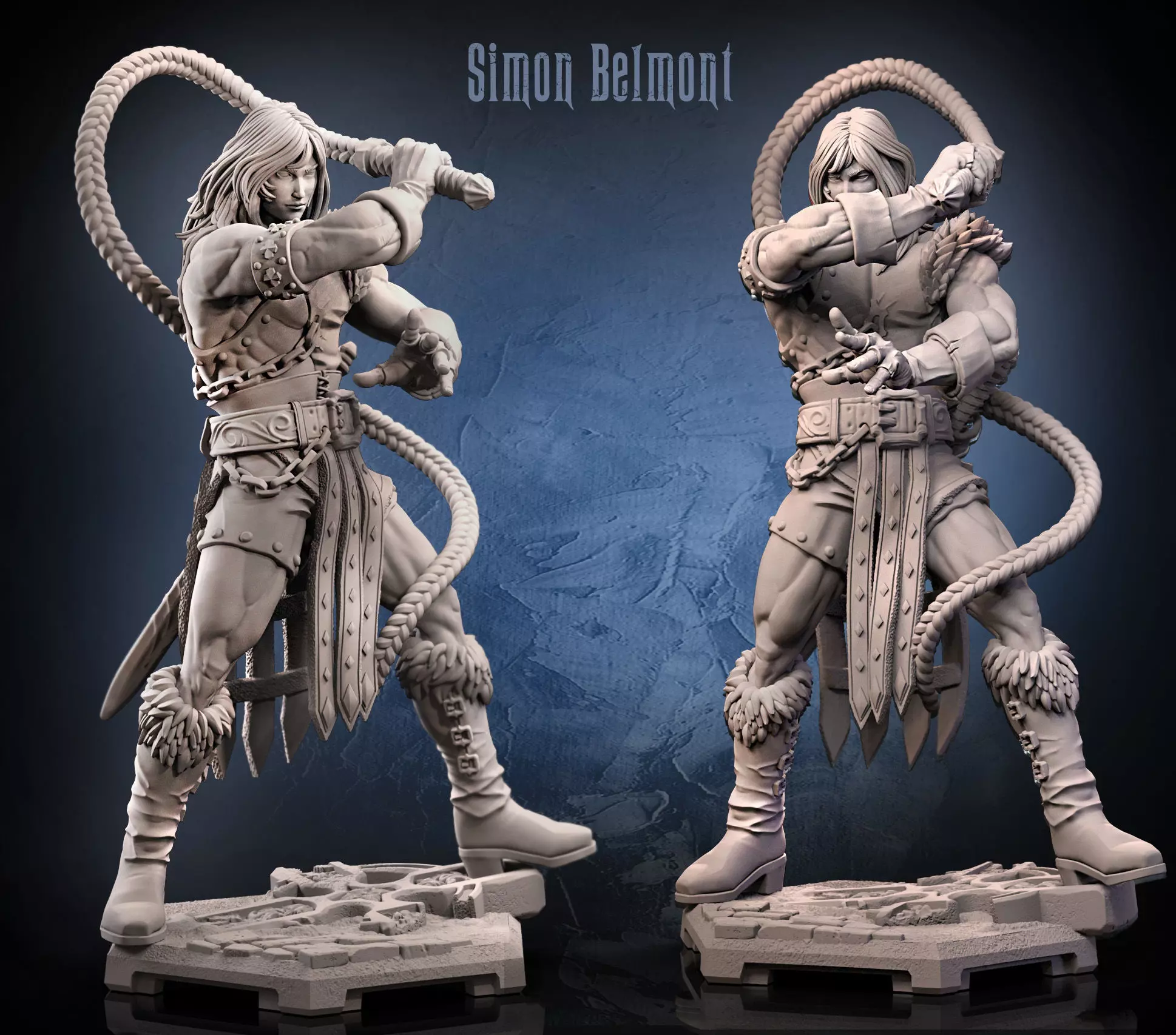 Simon Belmont Chronicles 3D print model_3