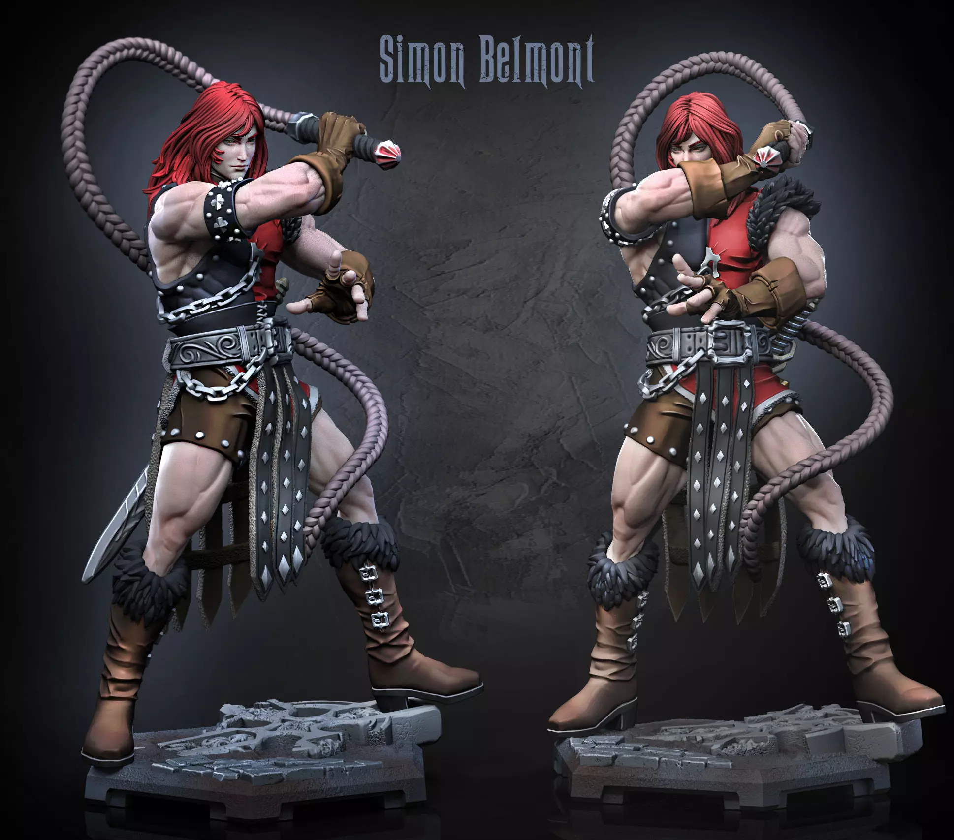 Simon Belmont Chronicles 3D print model_2