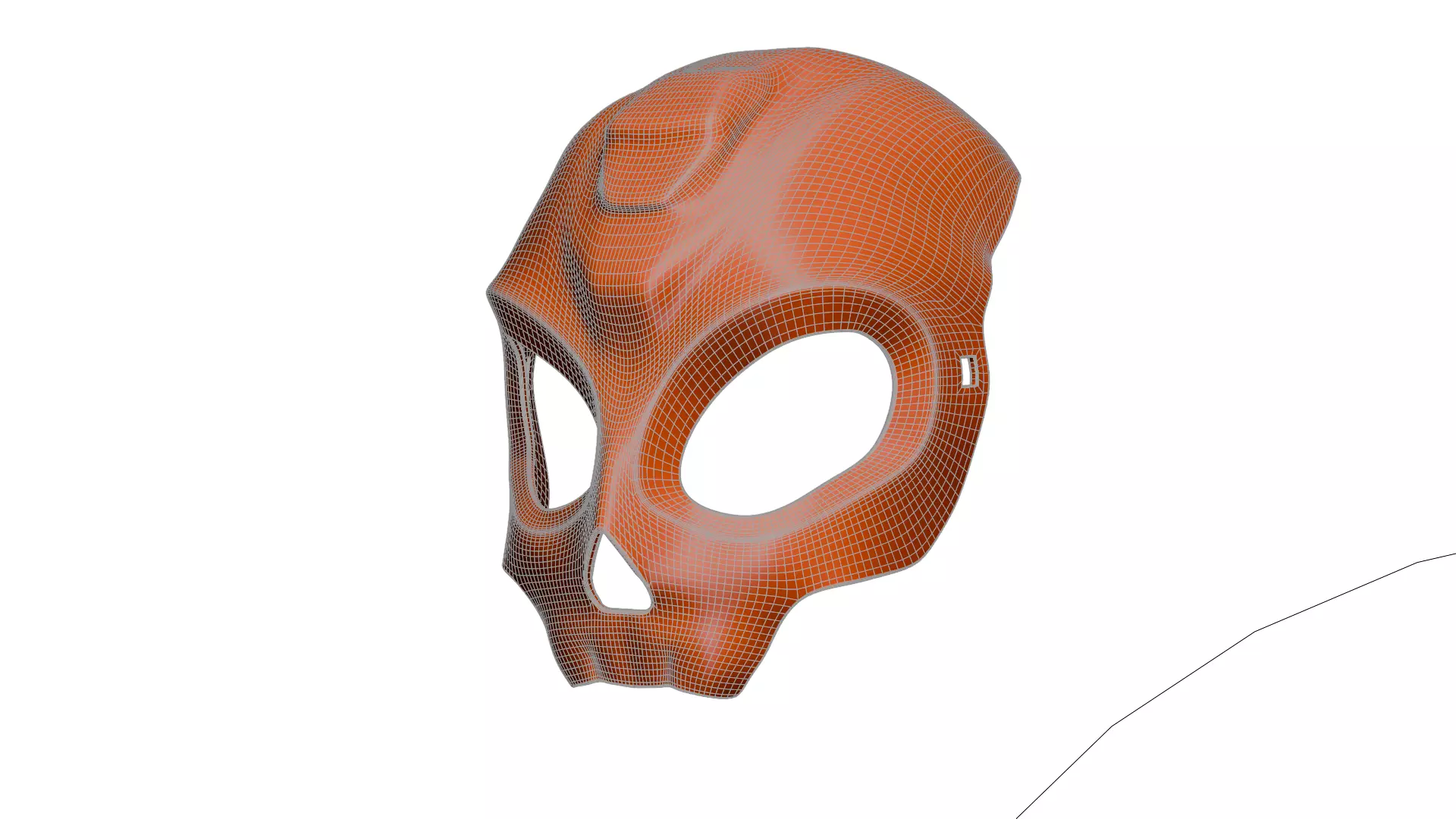 Alien Skull Cosplay Mask 3D Printable STL Head Scale Model 3D print model_1