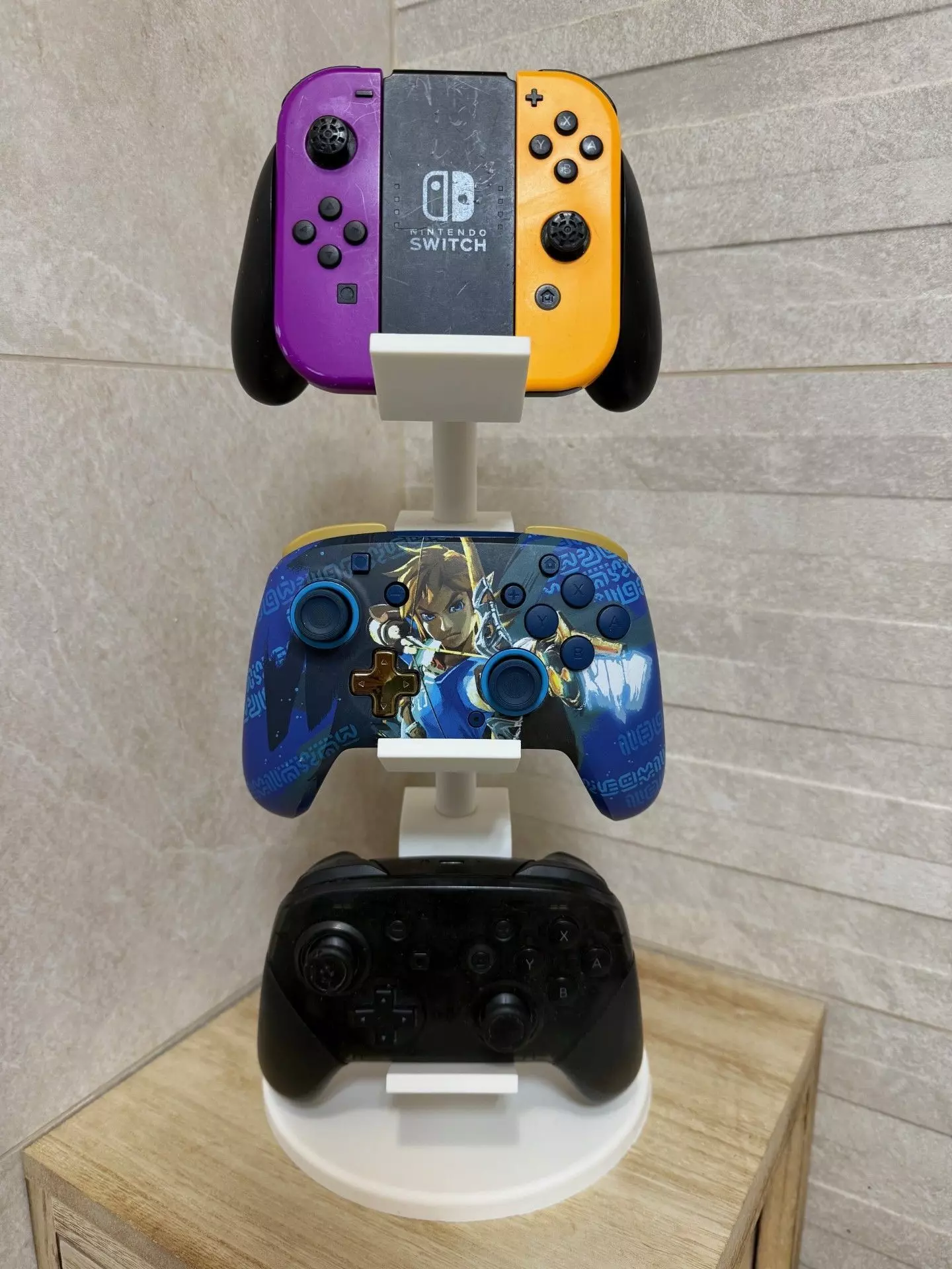 Universal Printable Controller Stand Two Size Versions 3D print model_13