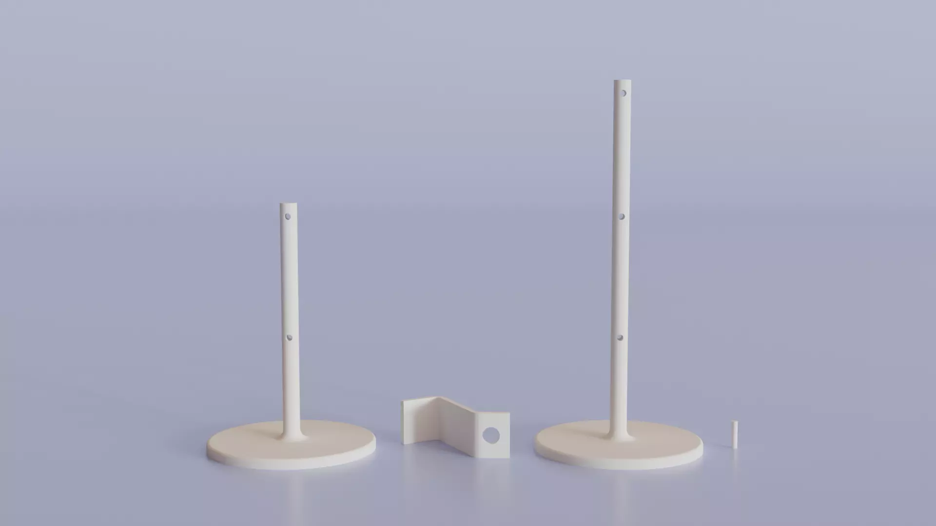 Universal Printable Controller Stand Two Size Versions 3D print model_5