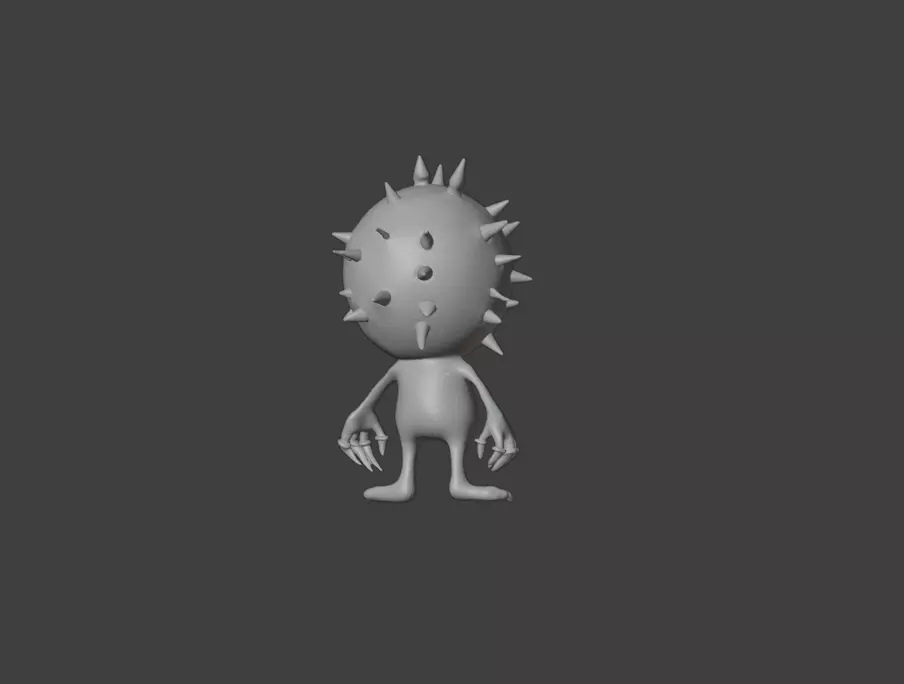 Eyeball Monster Low-poly 3D model_18