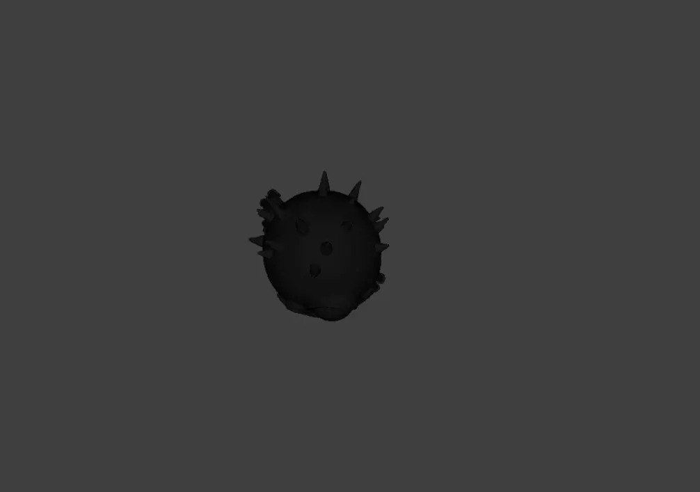 Eyeball Monster Low-poly 3D model_26