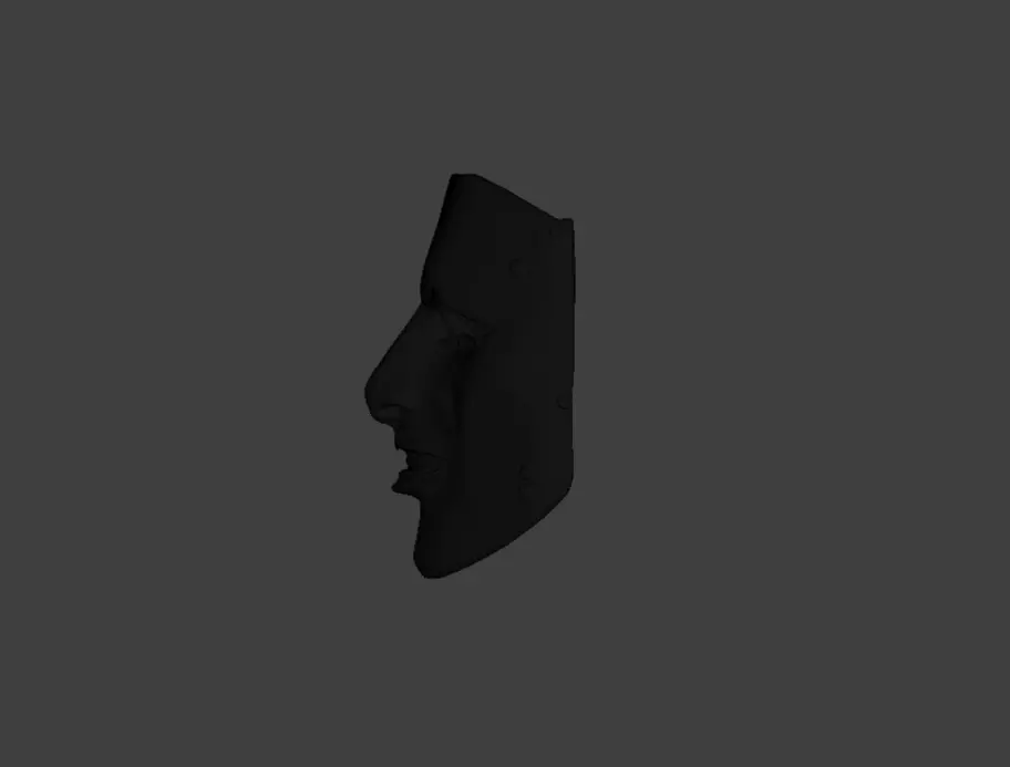 Silence Reaver Mask Low-poly 3D model_24