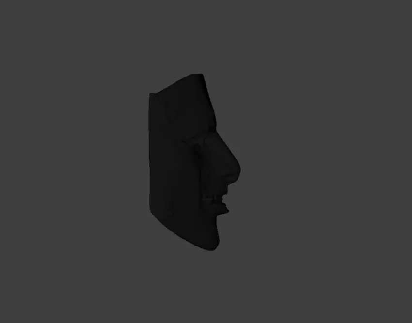 Silence Reaver Mask Low-poly 3D model_22