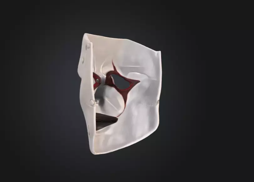 Silence Reaver Mask Low-poly 3D model_5