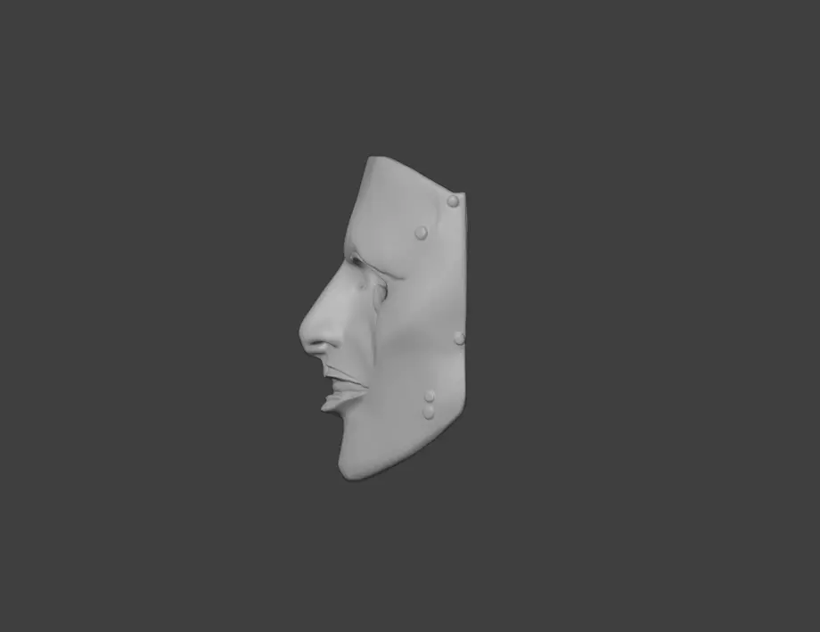 Silence Reaver Mask Low-poly 3D model_18