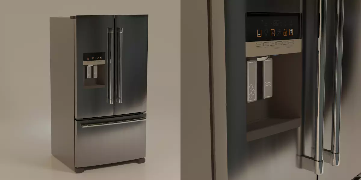 Refrigerator Free 3D model_0