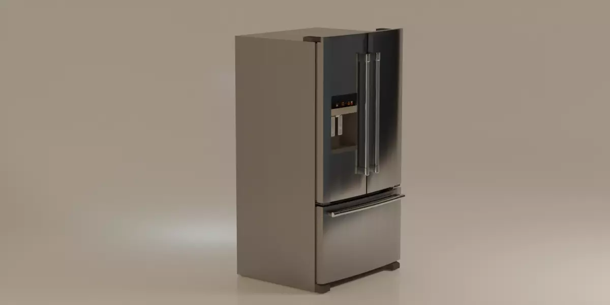 Refrigerator Free 3D model_2