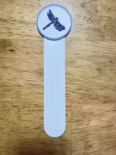 Bookmark with Dragonfly Logo