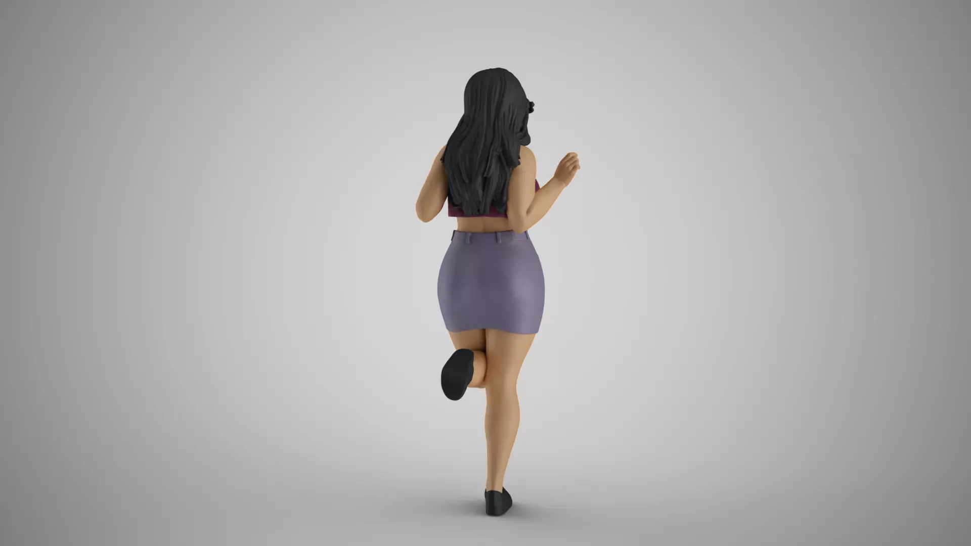 Female Bounce 3D print model_7