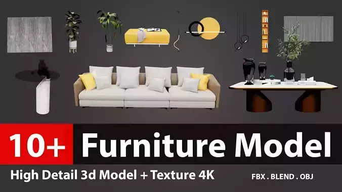 Living Room Model vol 16 Asset Libraries