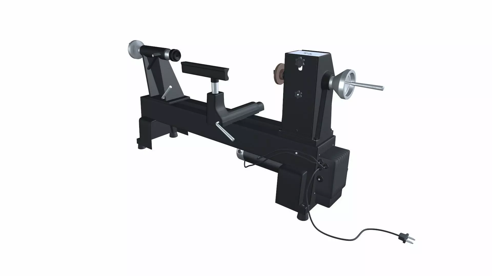 Lathe Machine - Rox Wood 0179 3D model_5