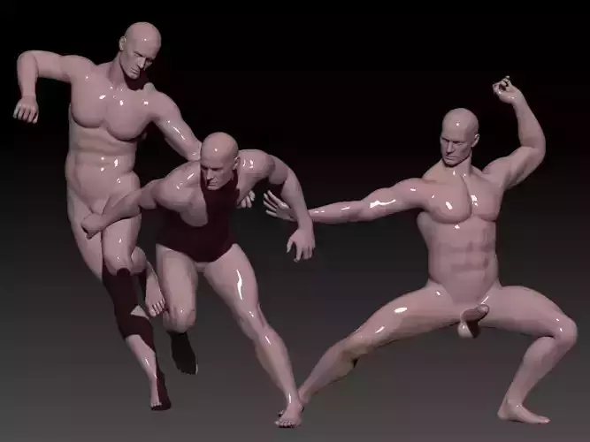 henry running fight poses