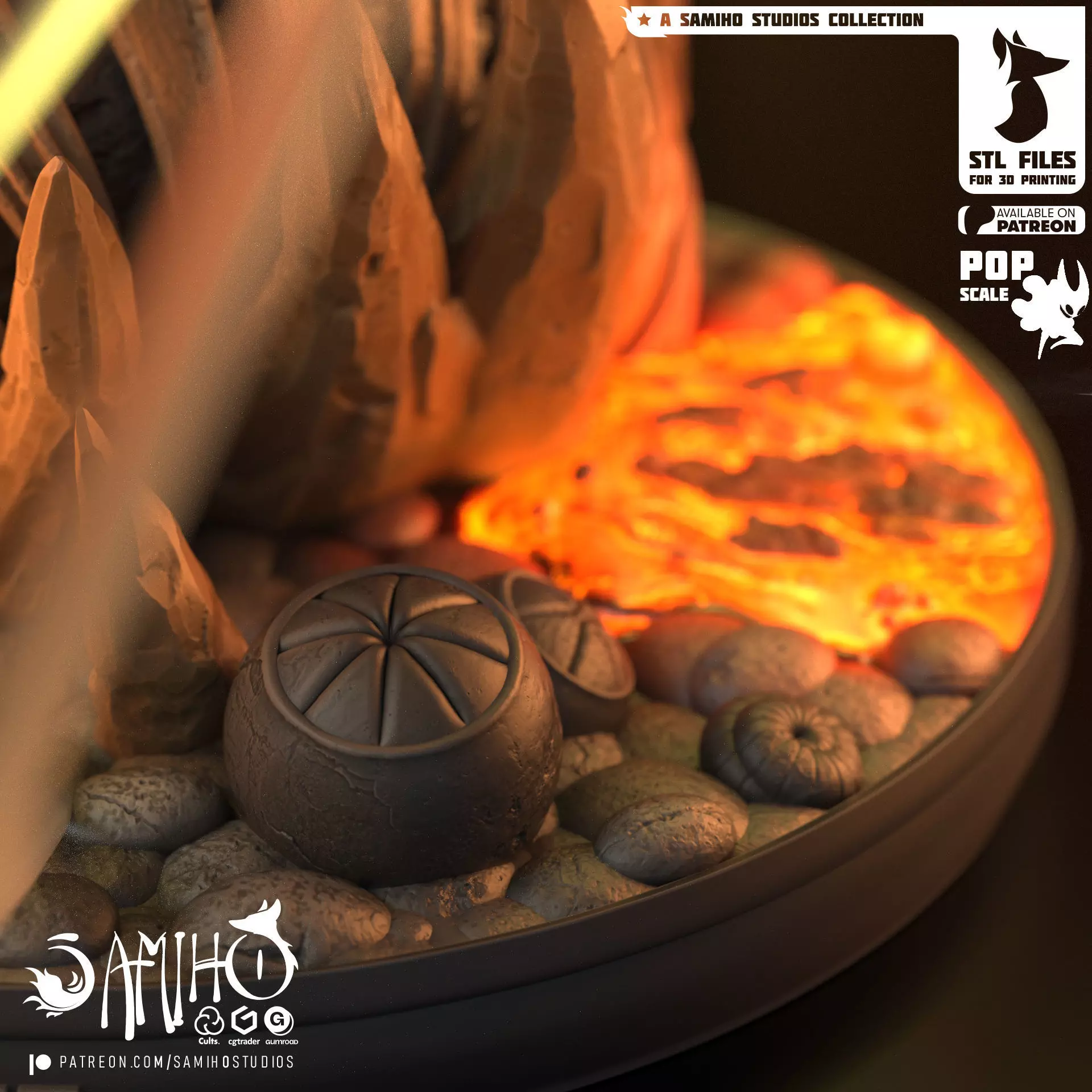 Samiho Studios - Hornet Silksong - STLs ready for printing 3D print model_8