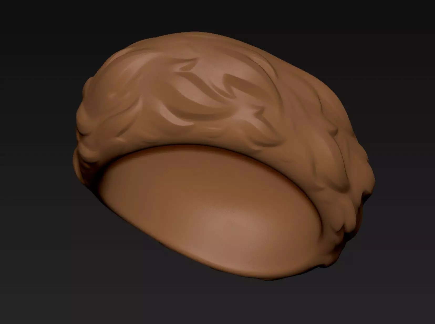 Fur Cap 3D print model_6