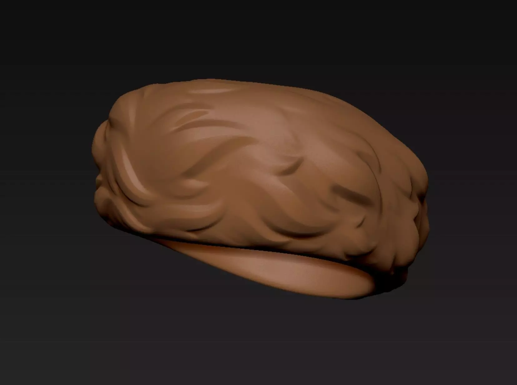 Fur Cap 3D print model_0