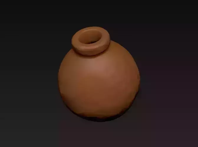 Clay Bottle